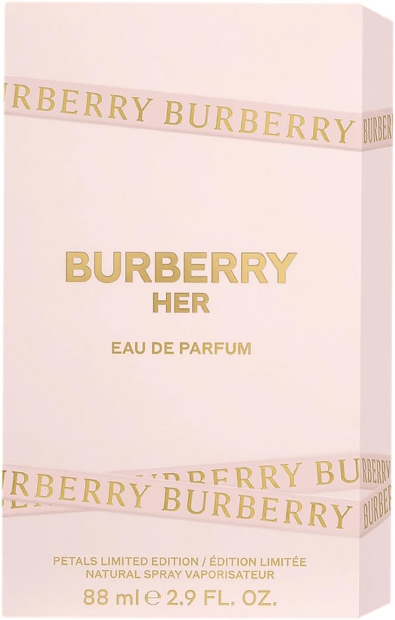 Burberry Her Petals Limited Edition Eau De Parfum Spray for Women 2.9 Oz