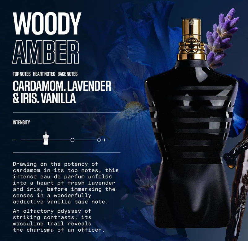 Jean Paul Gaultier Le Male Le Parfum - Amber Woody Eau de Parfum Intense