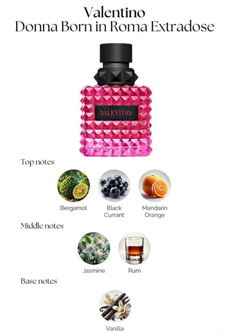 Valentino Donna Born In Roma Intense Eau de Parfum Spray for Women, 3.4 Ounce