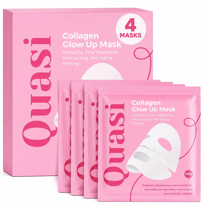 Quasi Collagen Glow Up Mask 4 Pcs